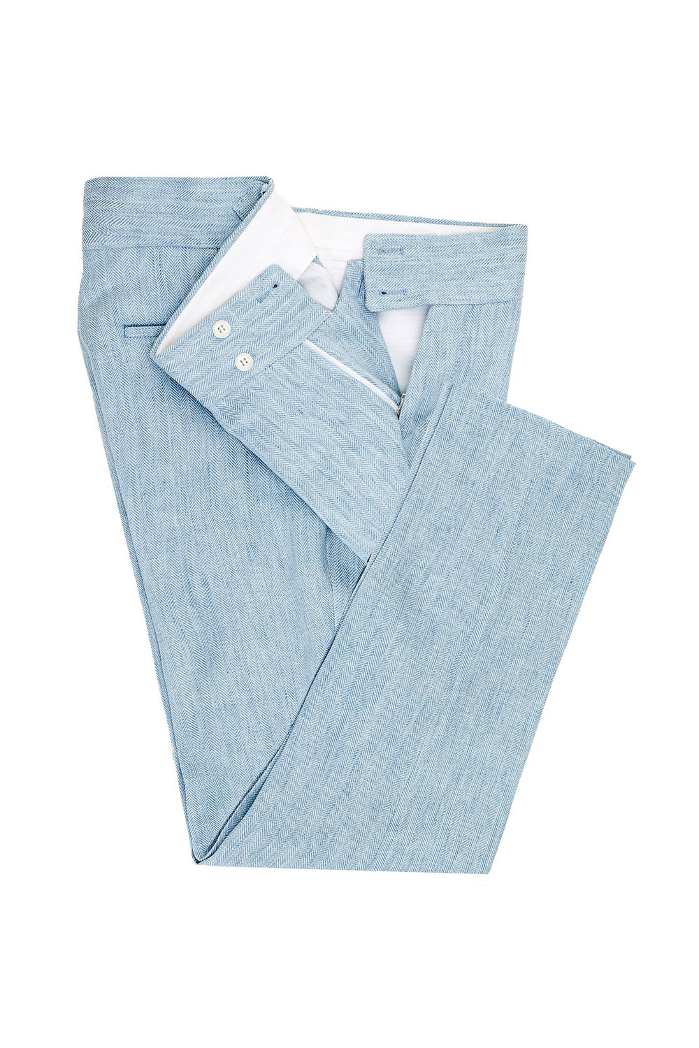 PANTALONI IN BURKA BLUE - MARSAY