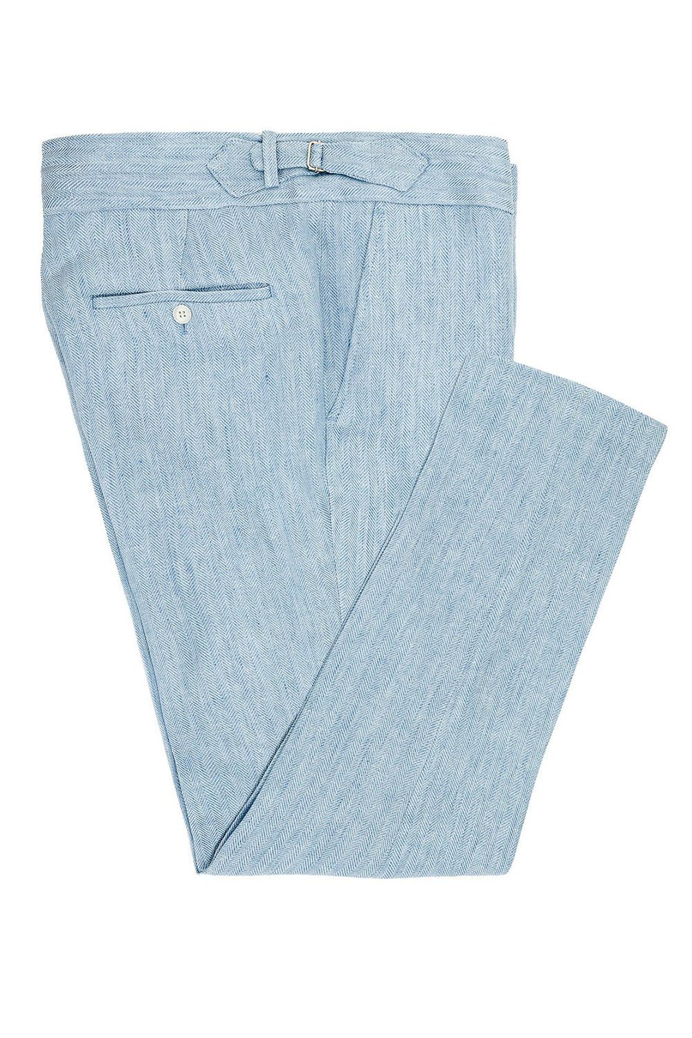 PANTALONI IN BURKA BLUE - MARSAY