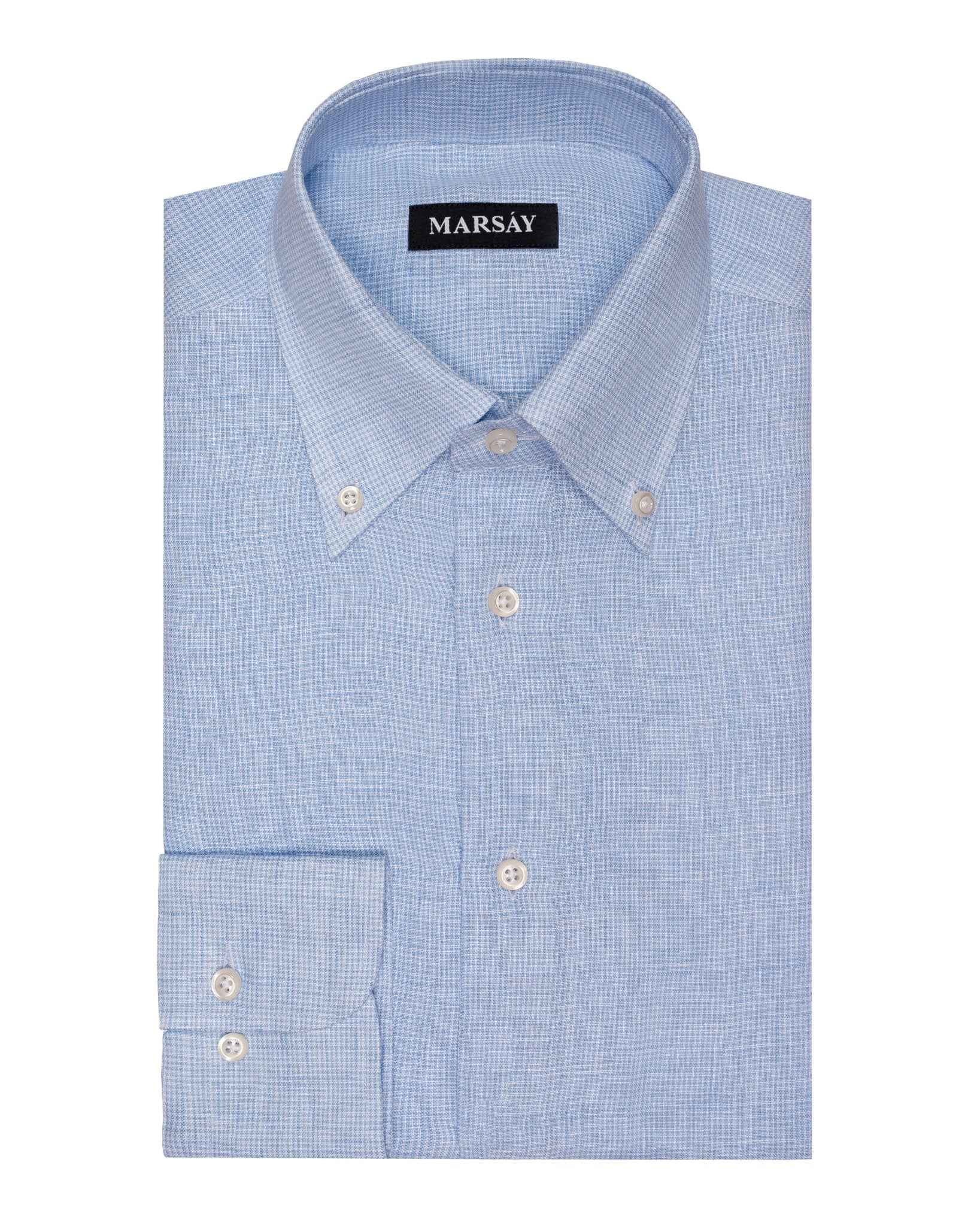 CĂMAȘĂ IN SLIM FIT CU GULER FIXAT CU NASTURI AREZZO