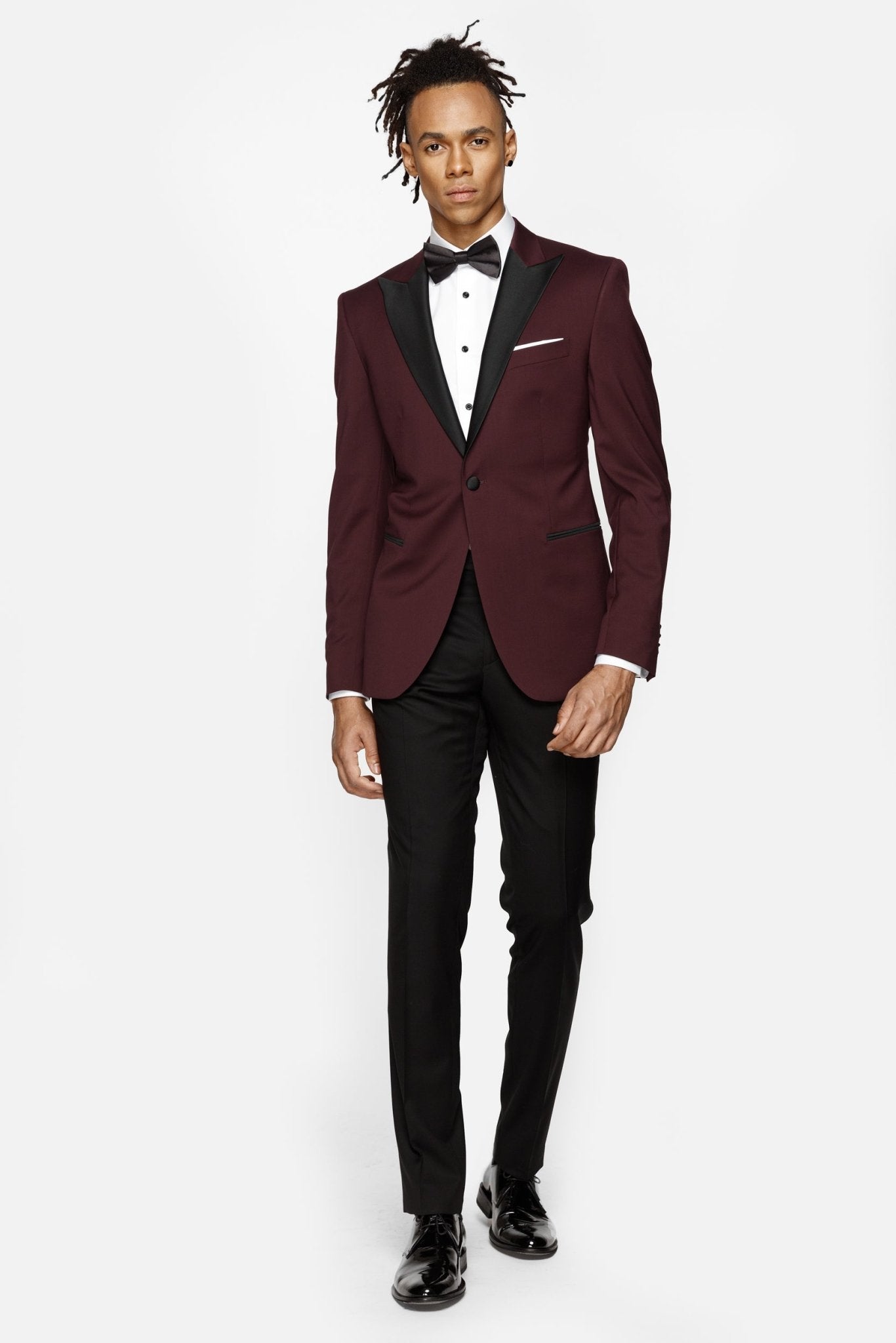 costum burgundy
