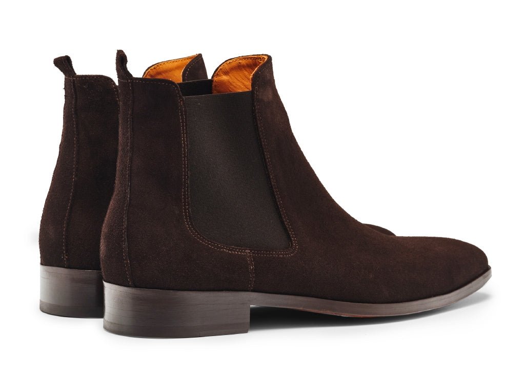 GHETE CHELSEA DARK BROWN SUEDE