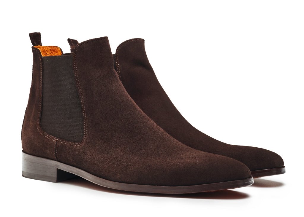 GHETE CHELSEA DARK BROWN SUEDE