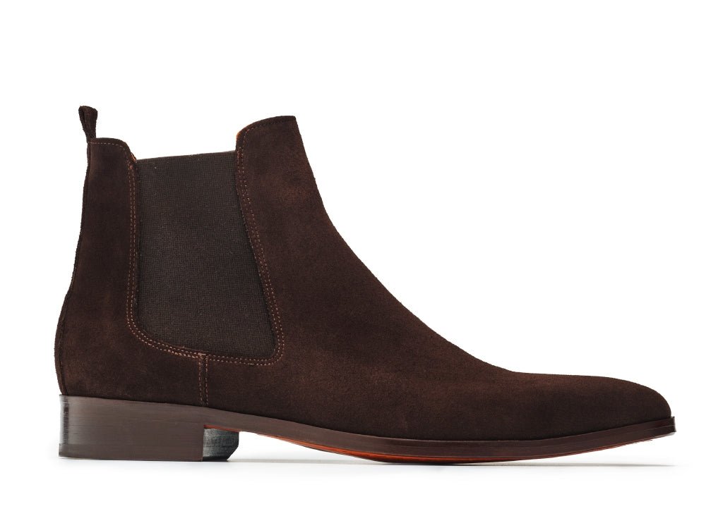 GHETE CHELSEA DARK BROWN SUEDE