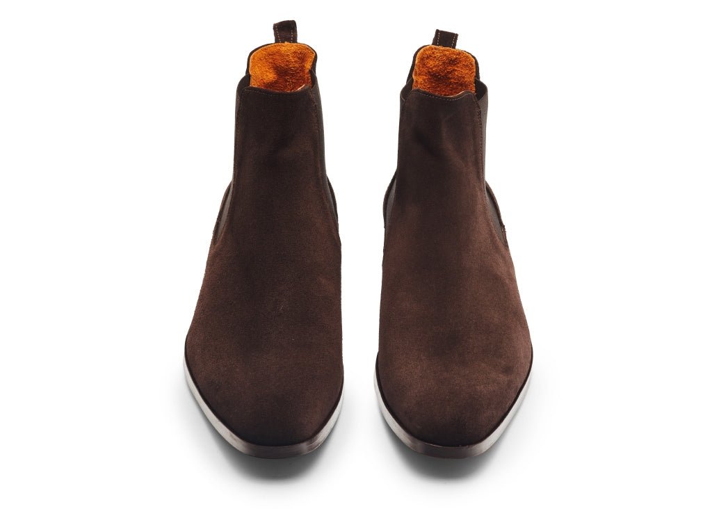 GHETE CHELSEA DARK BROWN SUEDE