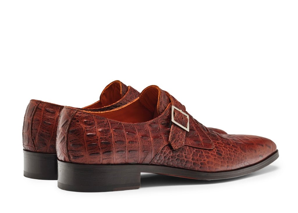PANTOFI BĂRBAȚI PIELE CROCO VENETO - MARSAY