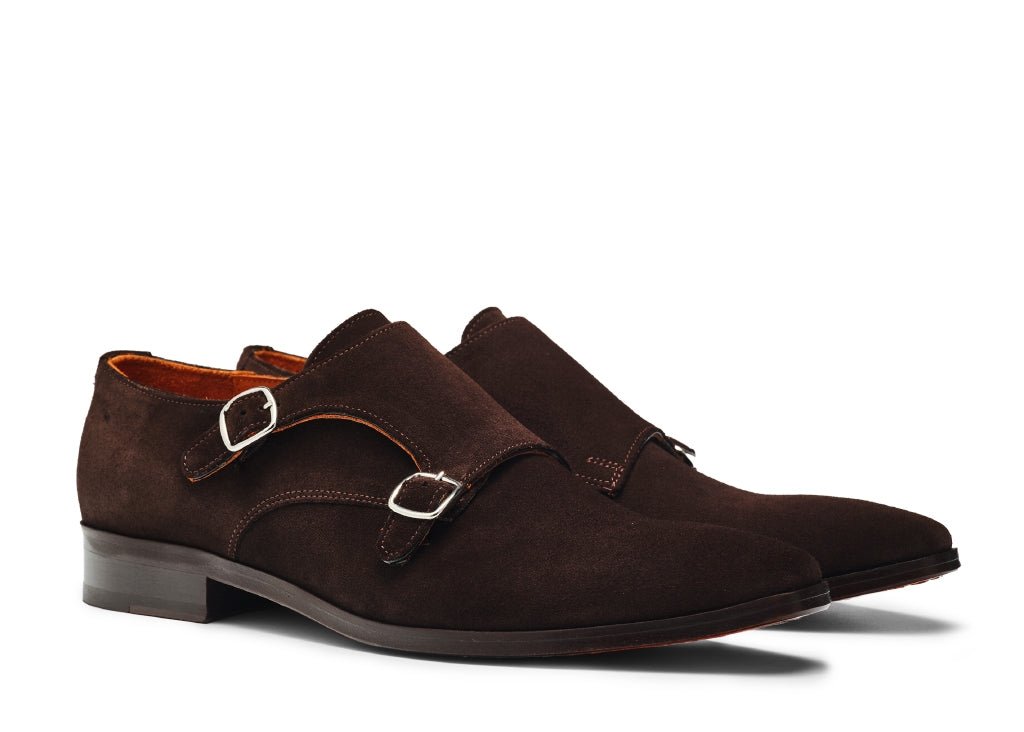 PANTOFI CASUAL DE PIELE ÎNTOARSĂ CU CATARAME APRILIA - MARSAY