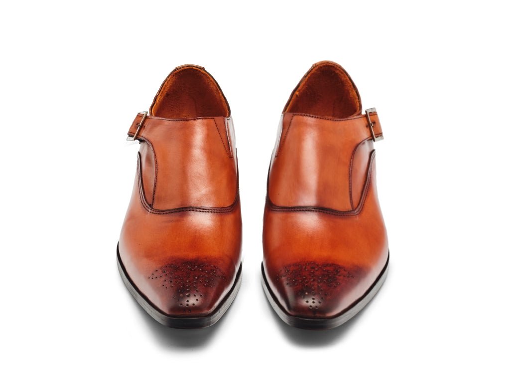 PANTOFI DE PIELE CU CATARAMĂ VARESE - MARSAY