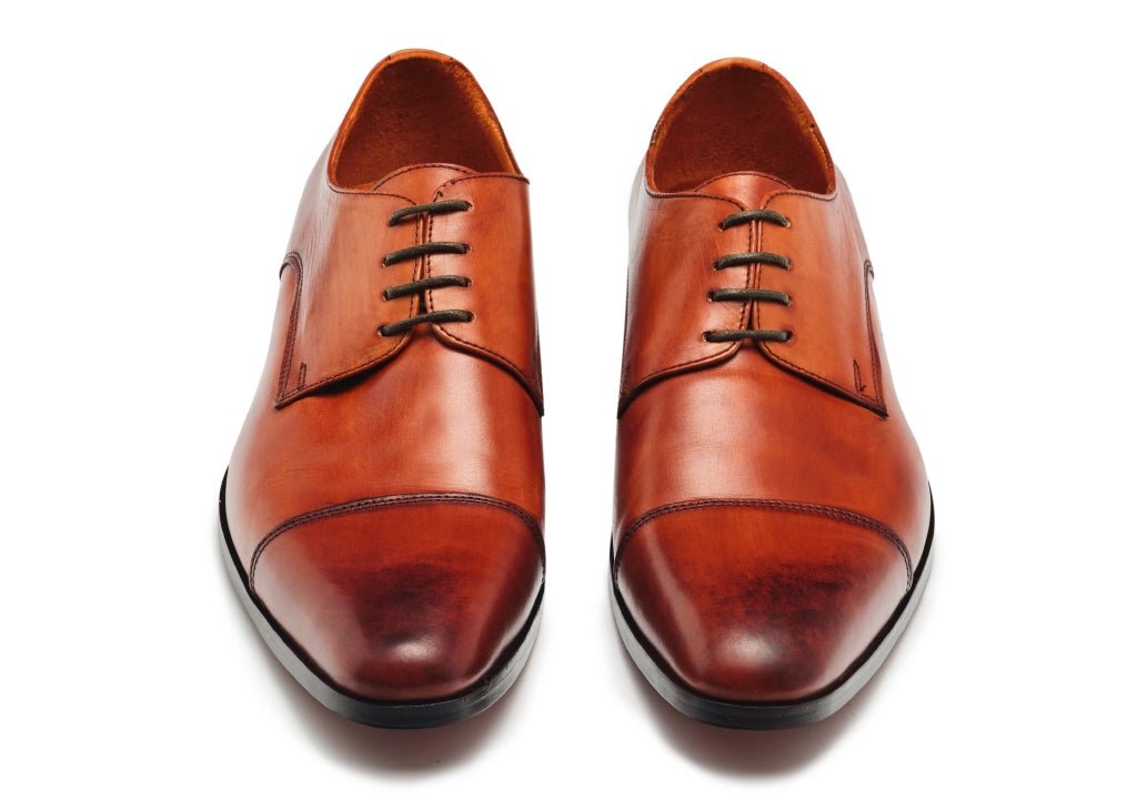 PANTOFI DERBY DE PIELE NATURALĂ LIVORNO - MARSAY