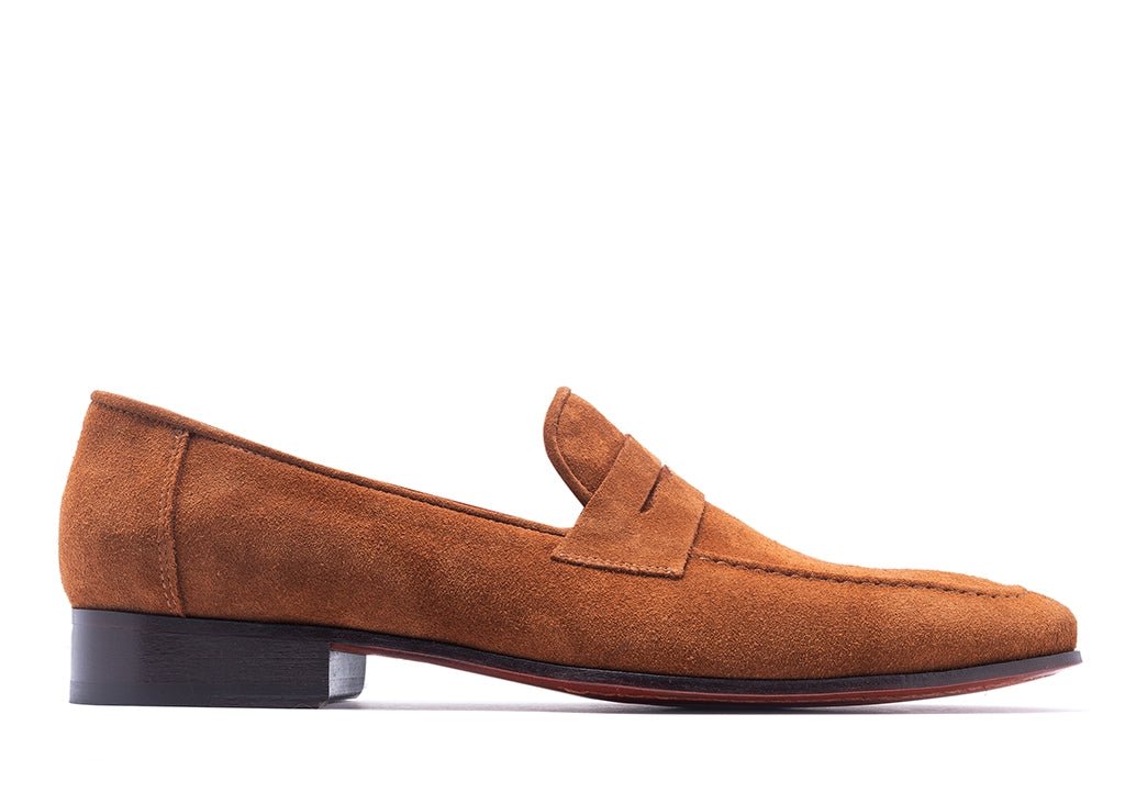 PANTOFI DIN PIELE INTOARSĂ AREZZO - MARSAY