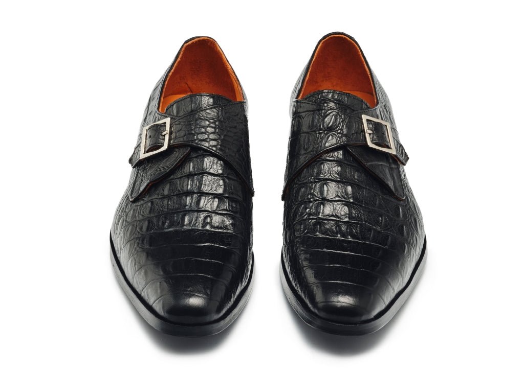 PANTOFI DIN PIELE NATURALĂ CROCO TRIESTE - MARSAY