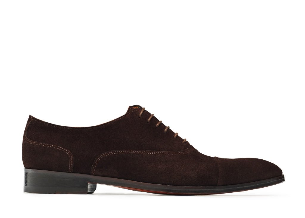 PANTOFI OXFORD DE PIELE ÎNTOARSĂ SCANDICCI - MARSAY