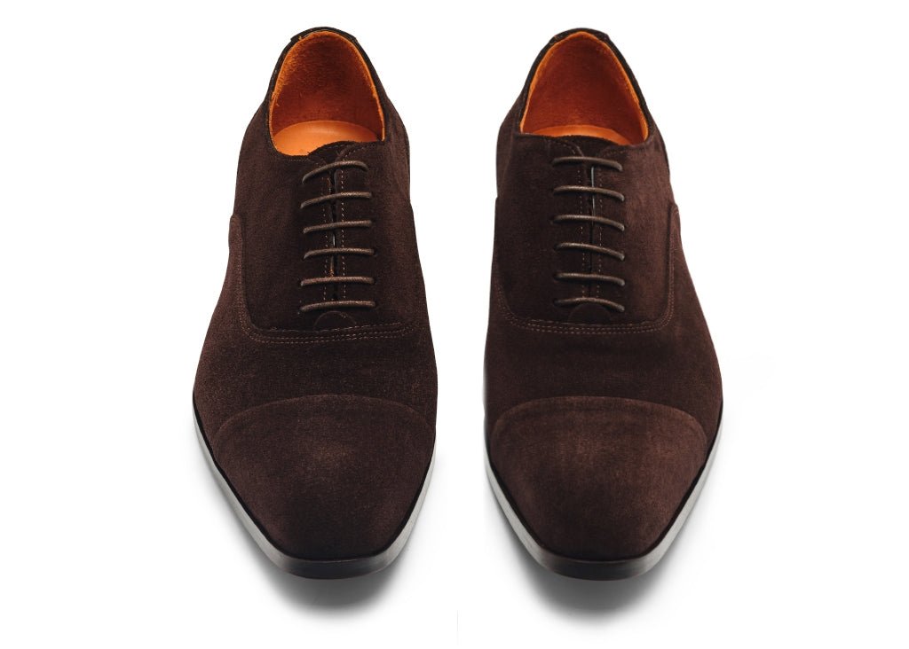 PANTOFI OXFORD DE PIELE ÎNTOARSĂ SCANDICCI - MARSAY