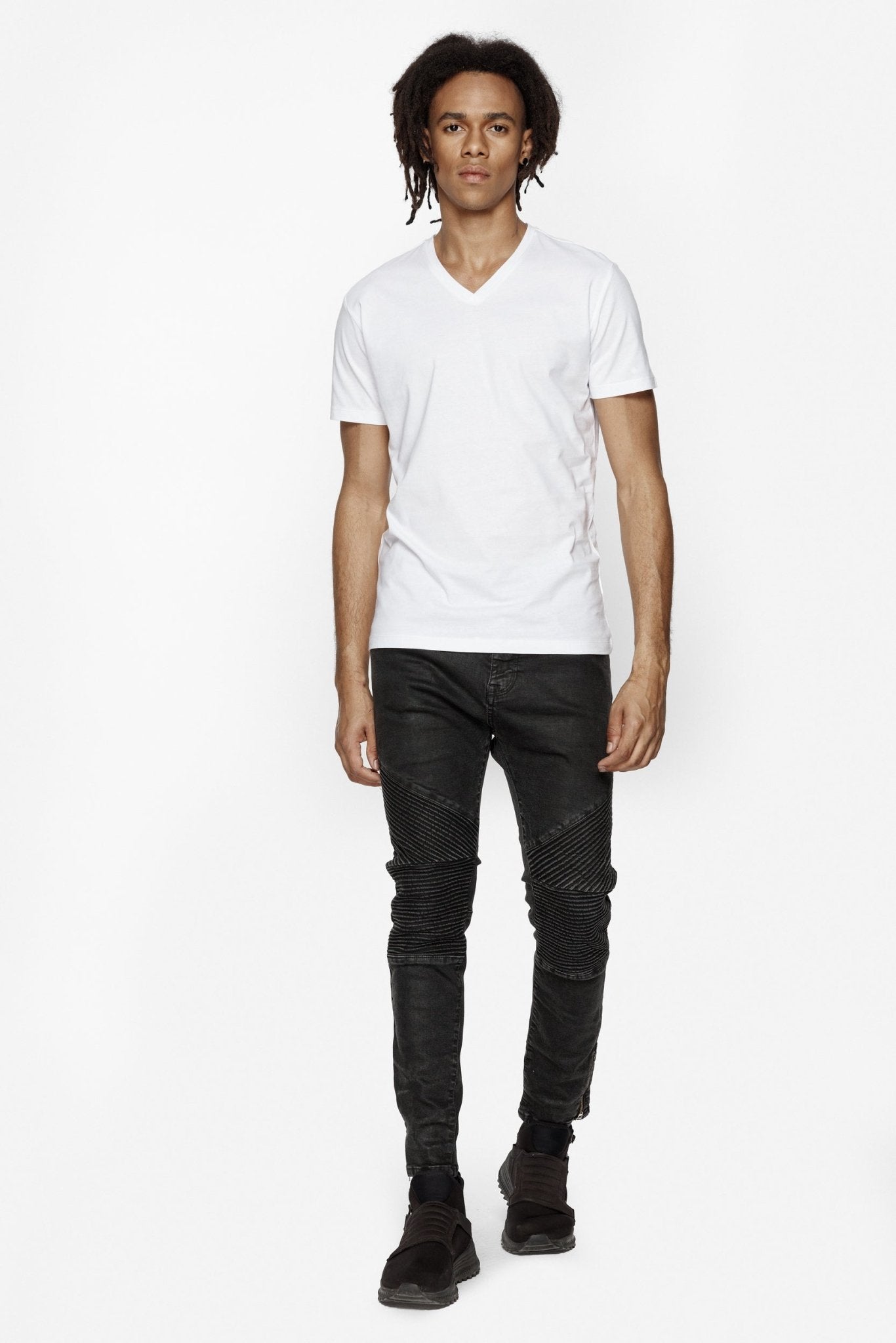 TRICOU V-NECK ESSENTIAL WHITE - MARSAY