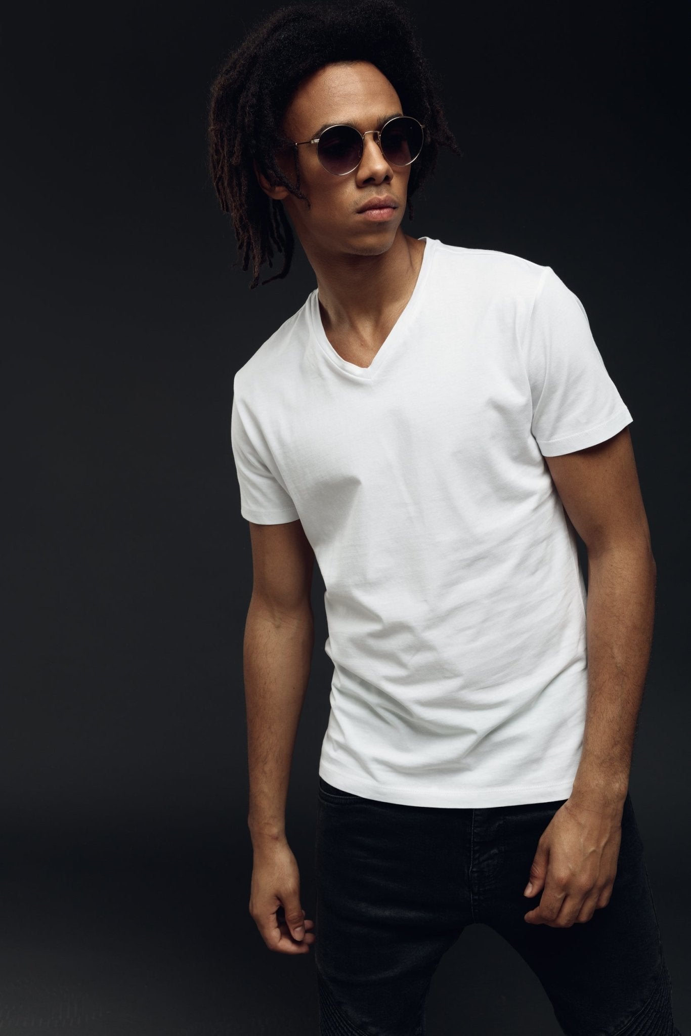 TRICOU V-NECK ESSENTIAL WHITE - MARSAY