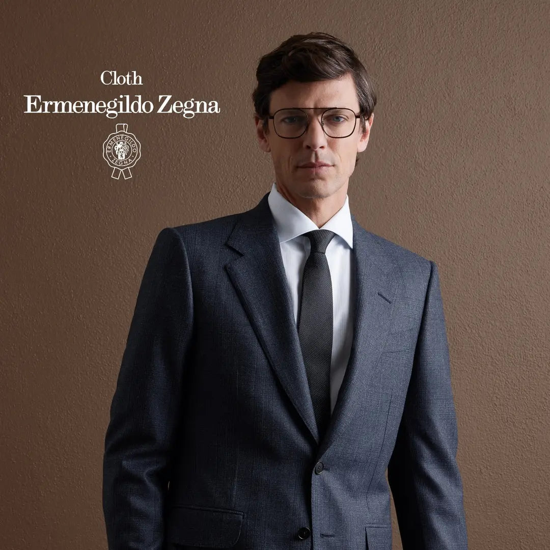 Costum business bleumarin Made to Measure MARSAY din țesătură Ermenegildo Zegna Fall Winter 2026