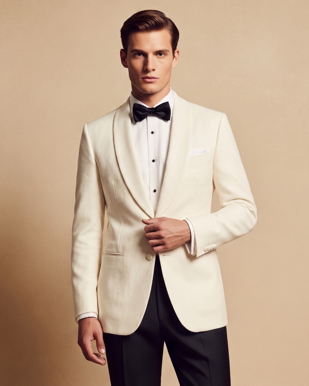 COSTUM CEREMONIE IVORY SHAWL