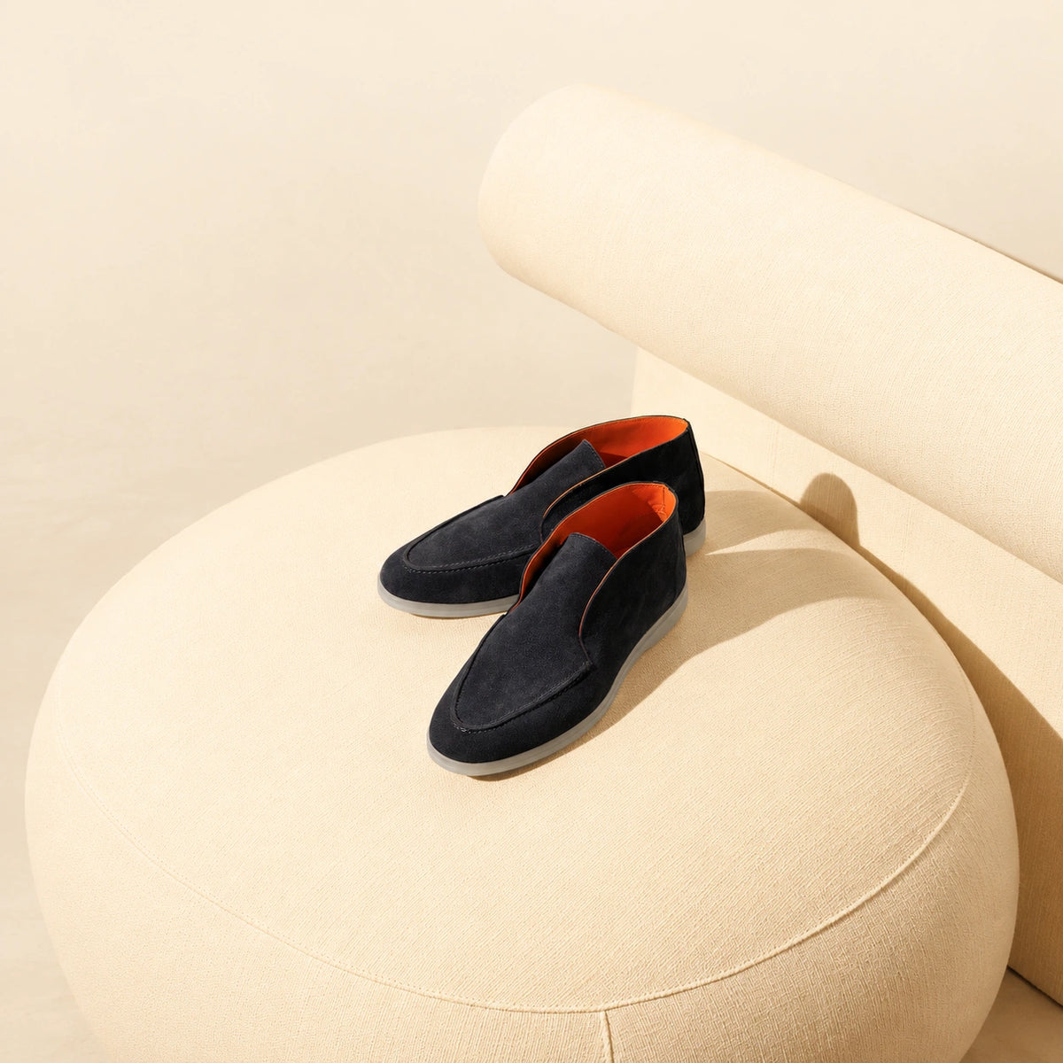 City Loafers – Navy Suede
