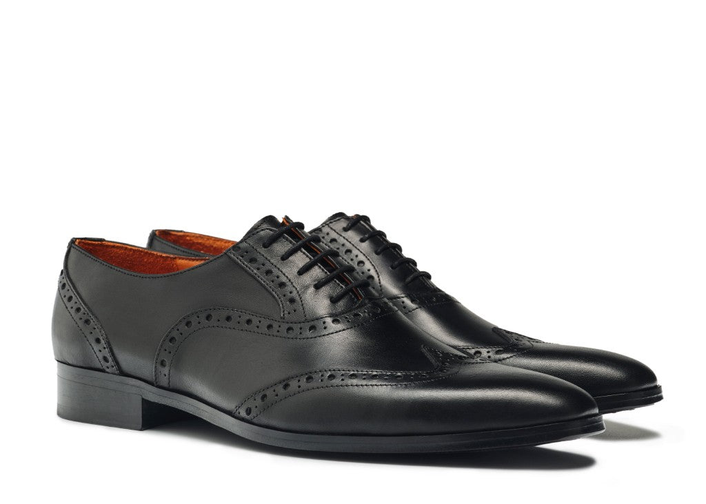 PANTOFI CU TOC MEDIU BROGUE PESCARA - MARSAY