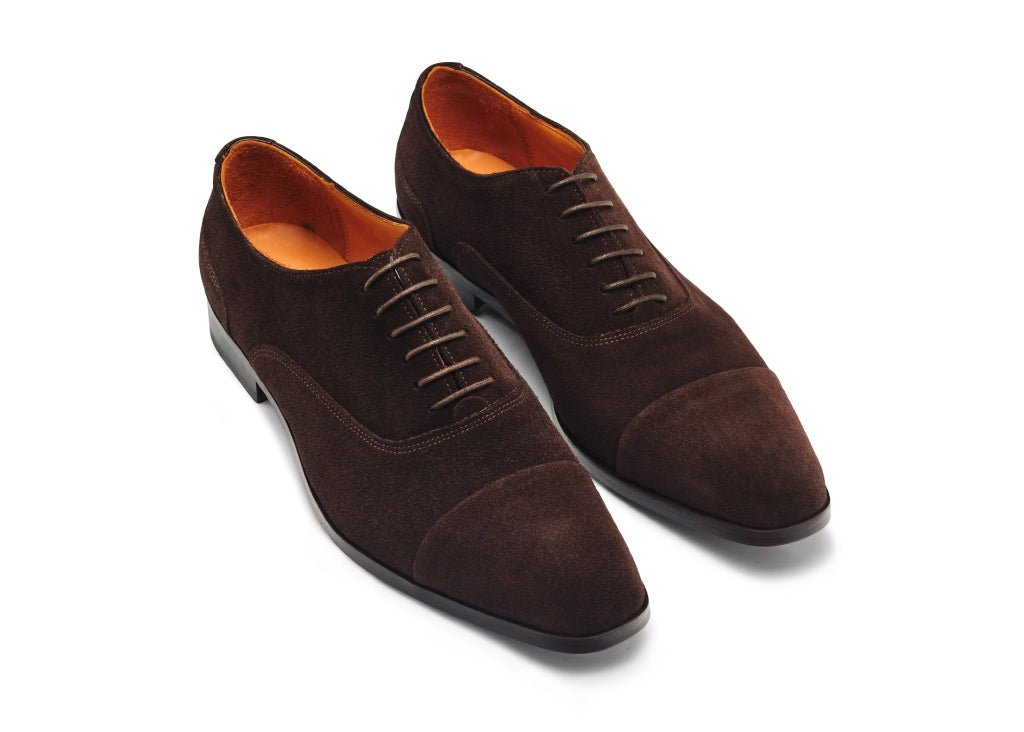 PANTOFI OXFORD DE PIELE ÎNTOARSĂ SCANDICCI - MARSAY