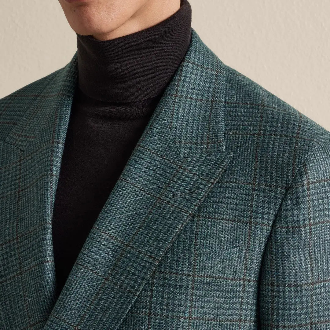 Teal Detail — ținută Made to Measure MARSAY din țesătură Ermenegildo Zegna Fall Winter 2026