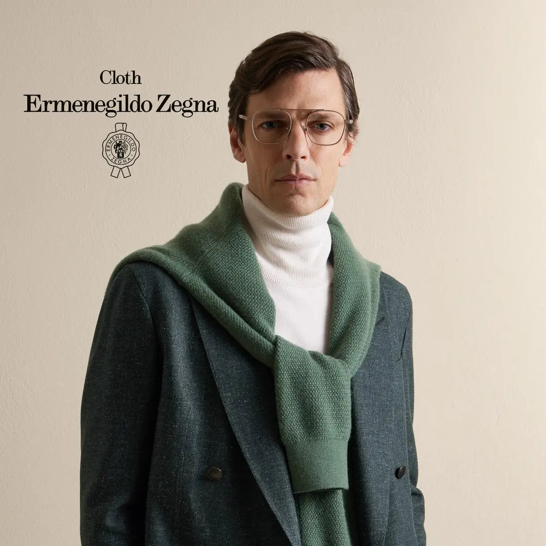 Green Layers — ținută Made to Measure MARSAY din țesătură Ermenegildo Zegna Fall Winter 2026