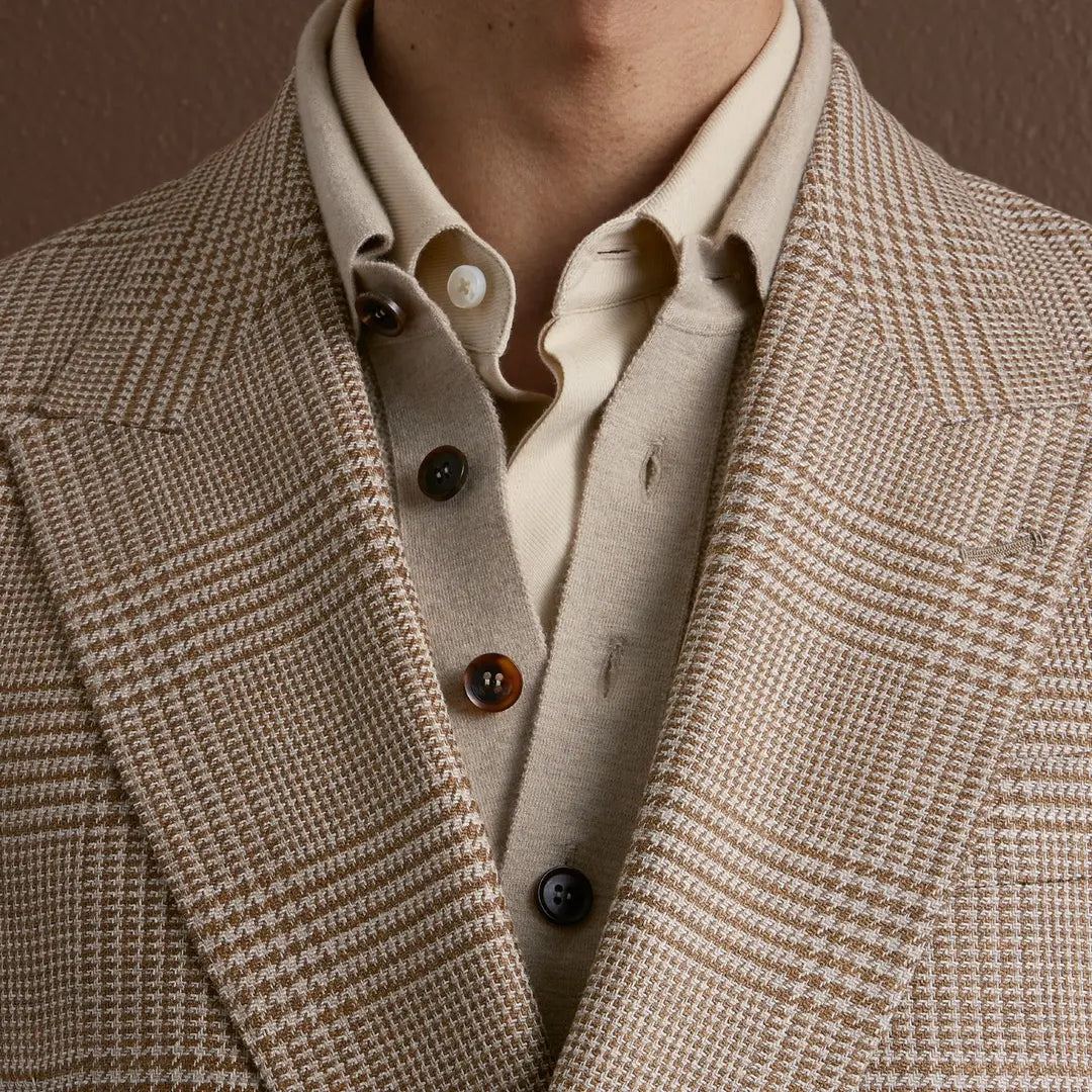 Warm Houndstooth — ținută Made to Measure MARSAY din țesătură Ermenegildo Zegna Fall Winter 2026