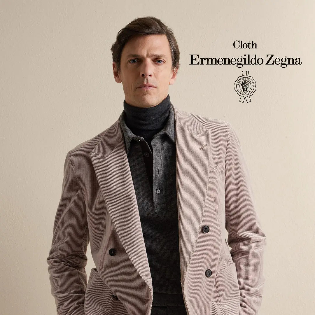 Soft Rose — ținută Made to Measure MARSAY din țesătură Ermenegildo Zegna Fall Winter 2026