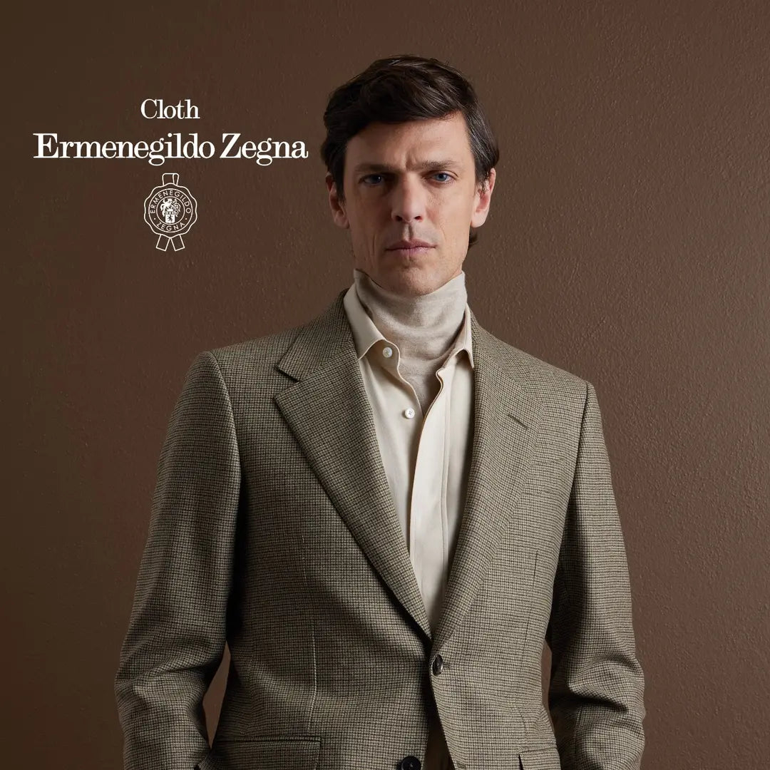 Earth Tones — ținută Made to Measure MARSAY din țesătură Ermenegildo Zegna Fall Winter 2026