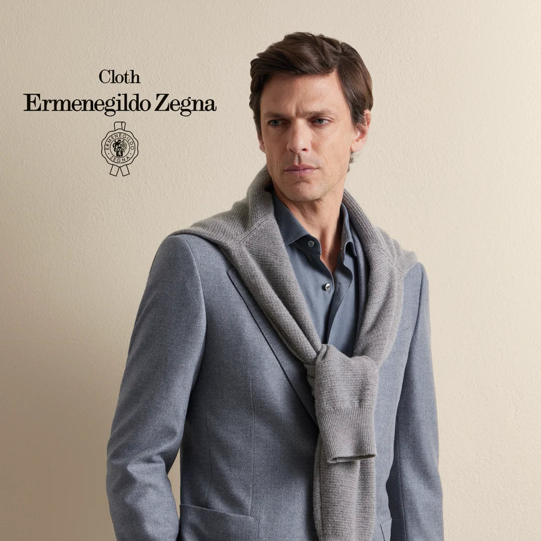 Light Grey Ease — ținută Made to Measure MARSAY din țesătură Ermenegildo Zegna Fall Winter 2026