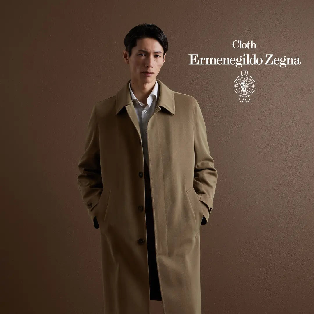 The Overcoat — ținută Made to Measure MARSAY din țesătură Ermenegildo Zegna Fall Winter 2026