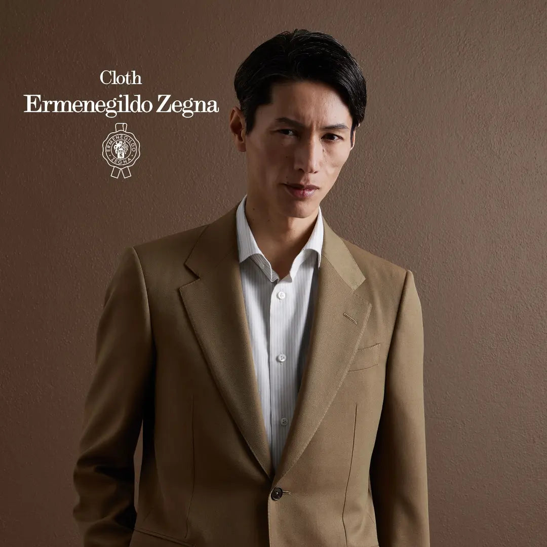 Camel Suit — ținută Made to Measure MARSAY din țesătură Ermenegildo Zegna Fall Winter 2026
